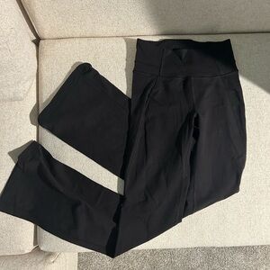 Lululemon black flare leggings size 2